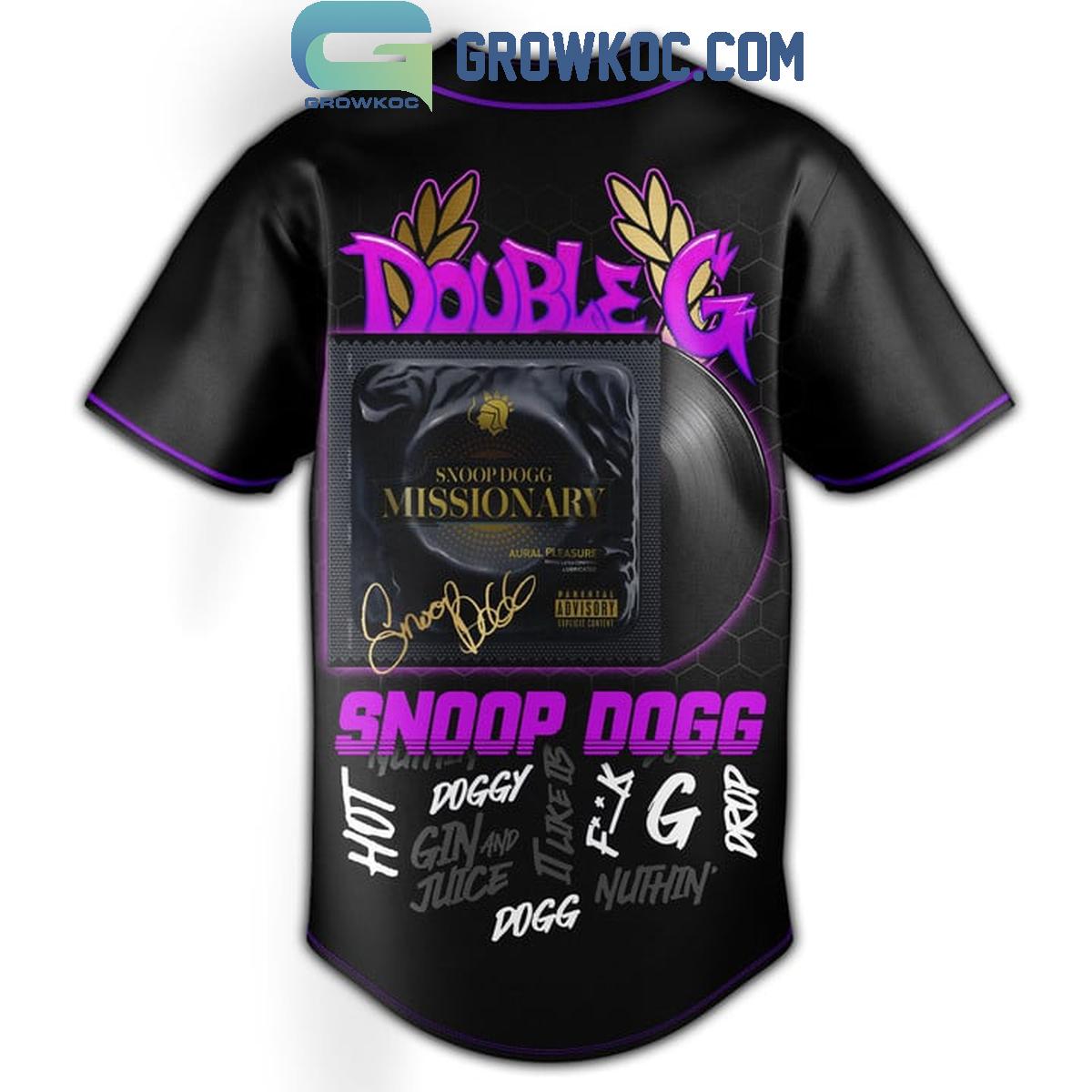 Double G Snoop Dogg Missionary 2025 Baseball Jersey