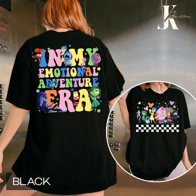 Double Sided Inside Out 2 Shirt, Emotional shirt, Mental Health shirt, Inclusion Shirt, It's Okay To Feel All The Feels...