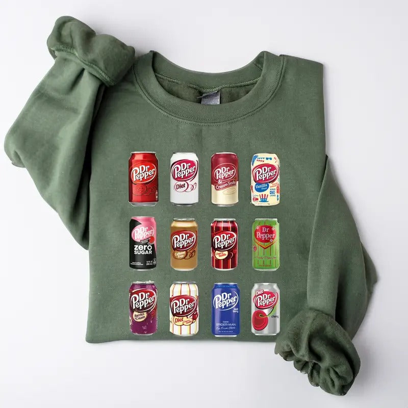 Dr. Pepper Sweatshirt, Dr Pepper Lover, Dr Pepper Gift, Gift for Girlfriend T-Shirts, Hoodie | WearSparks.com