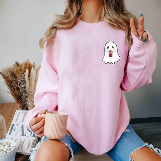 Dr Pepper Ghost Sweatshirt, Halloween Dr Pepper Sweatshirt, Cute Ghost Dr Pepper Sweatshirt, Dr Pepper Shirt, Dr Pepper ...