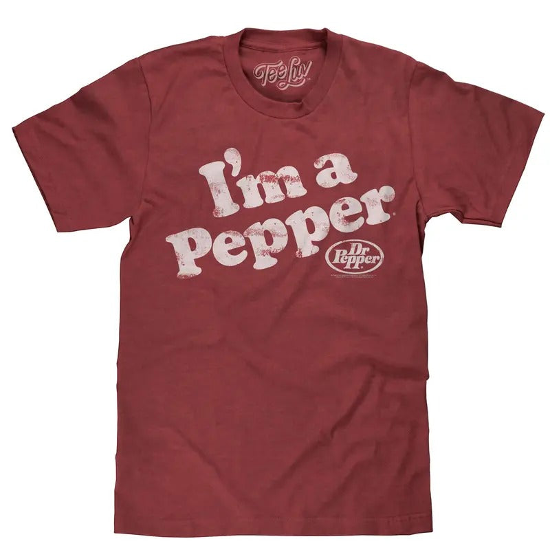 Dr Pepper I'm a Pepper T-Shirt - Red Hoodie, Sweatshirt | WearSparks.com