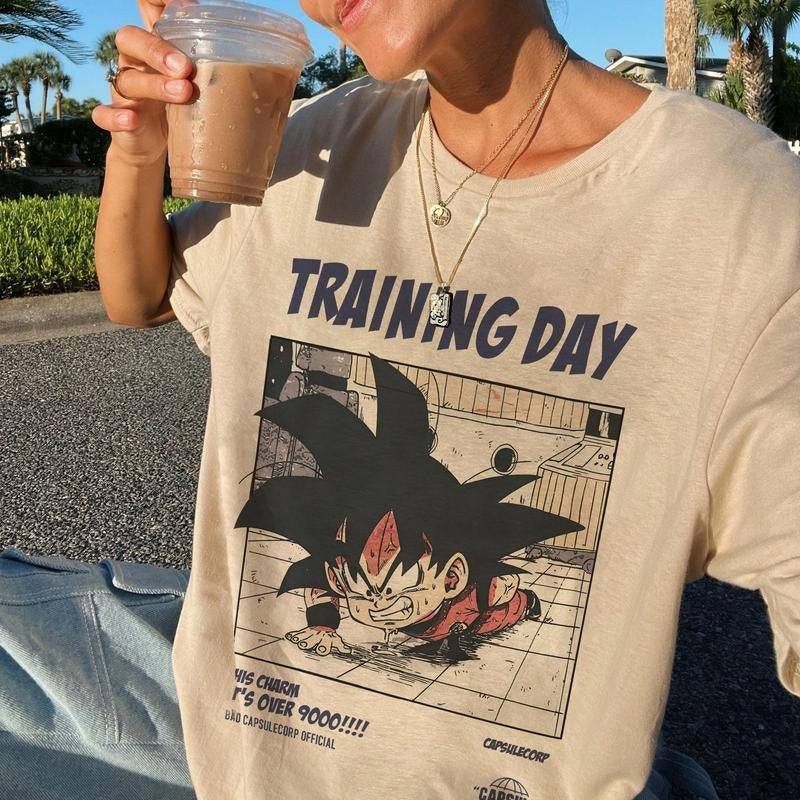 Dr4gon B4ll Training Day T-Shirt Anime Manga Lovers Sweatshirt Hoodie A2 Sweatshirt, Hoodie, Comfort Colors | WearSparks.com