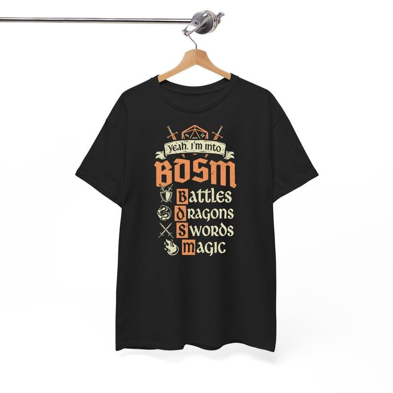 Dragons Swords Magic Shirt, Yeah I'm Into Battles Dragons Swords Magic T-Shirt, Dungeons and Dragons Sweatshirt, DnD...