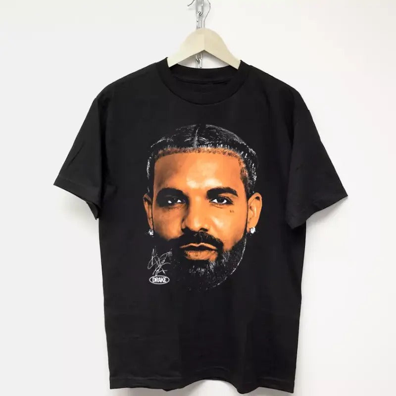 Drake Graphic T-Shirt, Hip Hop Icon Tee, Music Fan Shirt, Cotton Crew Neck T-Shirt, Unisex Top for Men, for Women, Gift...