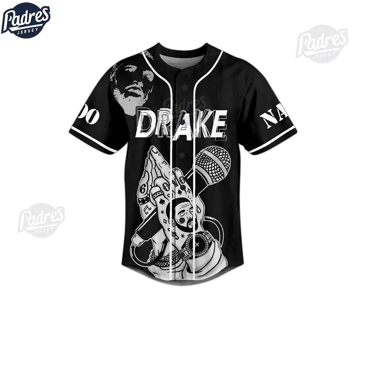 Drake Hate Survivor Baseball Jersey Outfit - Custom Name - Padres Jersey Oasis: Elevate Your Baseball Style... (Image 2)
