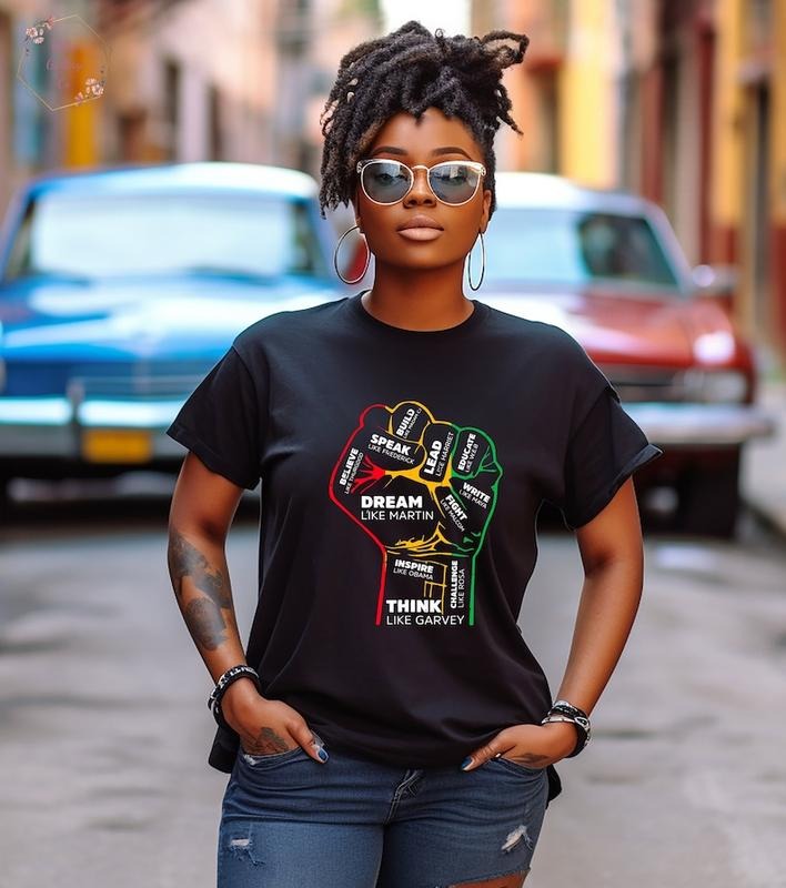 Dream-Think-Speak, Black History Month Shirt, Independence Day, Juneteenth Gifts, Juneteenth T-shirt Design, Think Shirt...