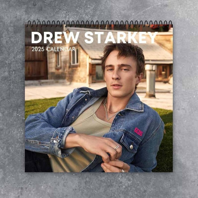 Drew Starkey Calendar 2025 - Rafe Cameron Outer Banks |  Home Decor, Office Decor - Drew Starkey Fan Gift, Unique Holiday...