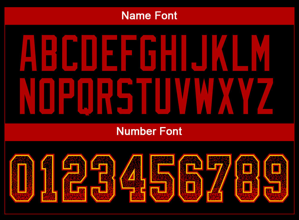 Custom Black Red-Gold Drift Fashion Football Jersey T-Shirts, Hoodie, Sweatshirt | WearSparks.com (Image 4)