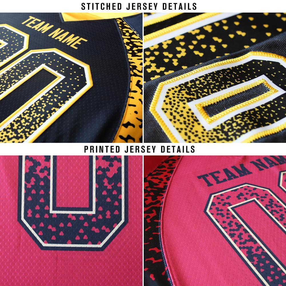 Custom Black Red-Gold Drift Fashion Football Jersey T-Shirts, Hoodie, Sweatshirt | WearSparks.com (Image 5)
