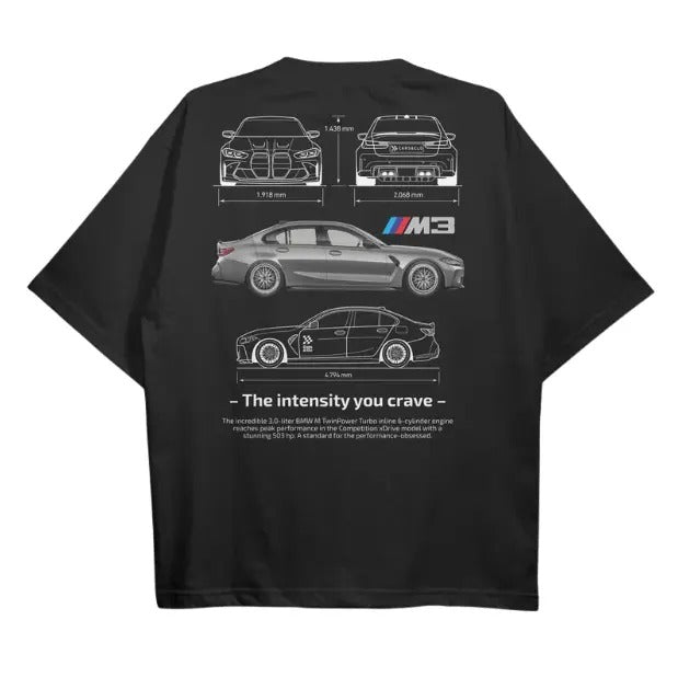 Drive in Style: Car-Themed T-Shirts, G80 M3 T-Shirt, G80 M3 Technical Specs T-Shirt, Ride the Style, Racing Shirt, Sport...