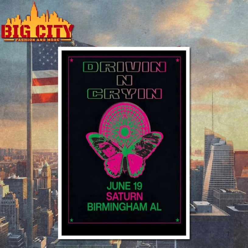 Drivin N Cryin Jun 19 2026 Saturn In Birmingham AL Poster shirt