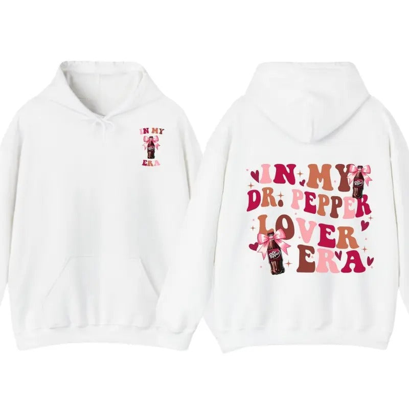Drr Pepper Coquette Bow Pink Hoodie, In My Drr. Pepper Shirt, Coquette Tshirt, Drr.pepper Cans Hoodie Unisex Sweatshirt