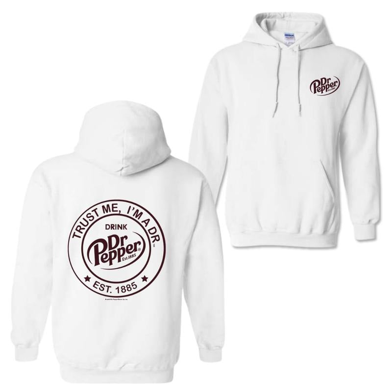 Drr Pepperr T-Shirt Hoodie- Fun Design Featuring Trust me I'm a Drr Graphic and Classic Drr Pepper, Perfect For Men For...