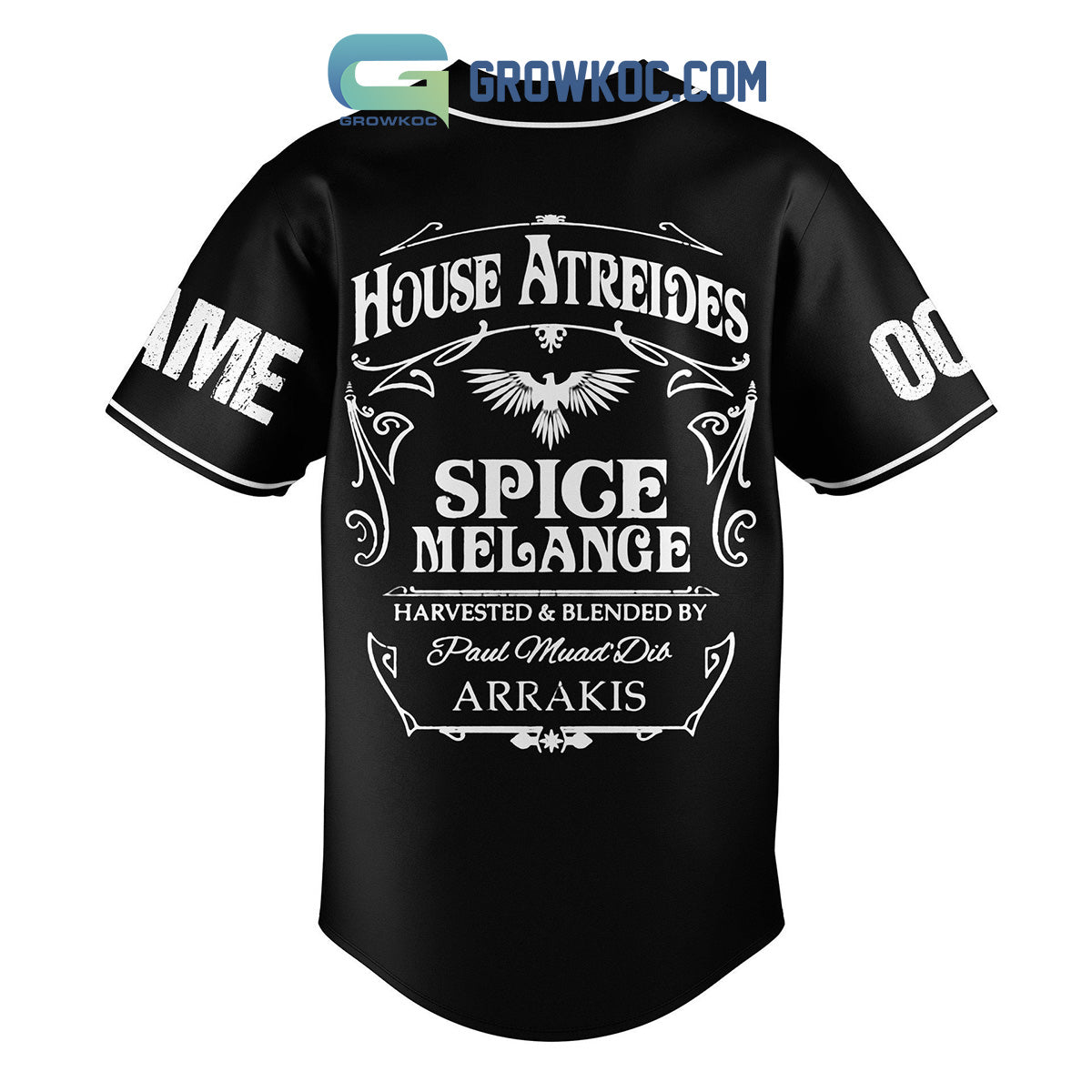 Dune Arrakis House Of Atreides Fear Is The Mind Killer Personalized Baseball Jersey