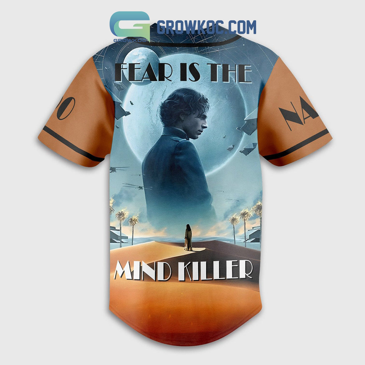 Dune Fear Is The Mind Killer Fan Personalized Baseball Jersey