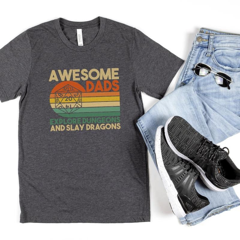 Dungeon And Dragon Shirt, Dnd Dungeon Dad Shirt, Dungeons And Dragons Clothing For Him, Dungeon Master Shirt, Dungeon...