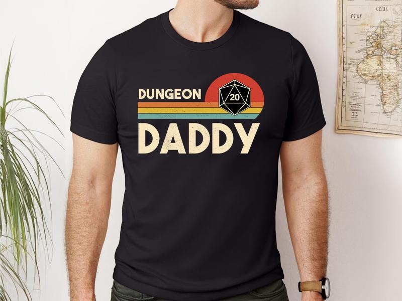 Dungeon Daddy DnD Shirt - Roleplaying Shirt - Dungeons and Dragons Shirt