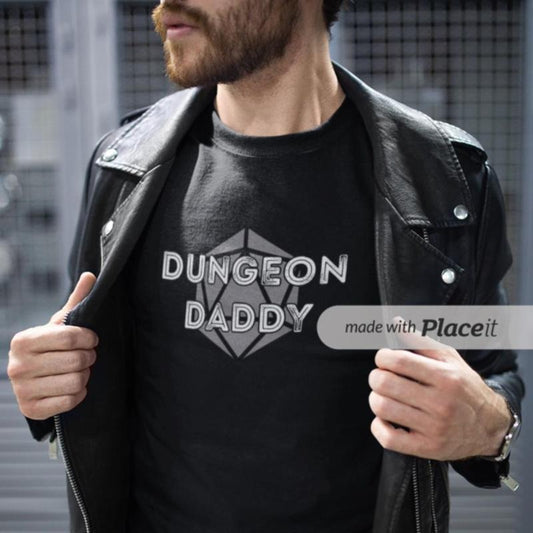 Dungeon Daddy TShirt Funny Dandd Gamer Tee For Dungeon Masters, Perfect Gift For Tabletop RolePlaying Enthusiasts Hoodie,...