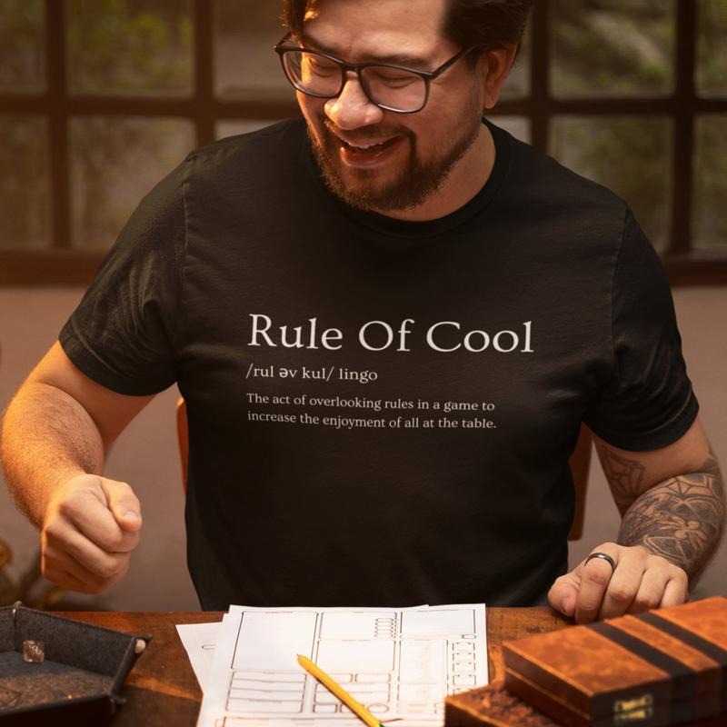 Dungeons And Dragons &Quot;Rule Of Cool&Quot; Definition Shirt Gift For Dungeon Masters And Players Hoodie, Sweatshirt