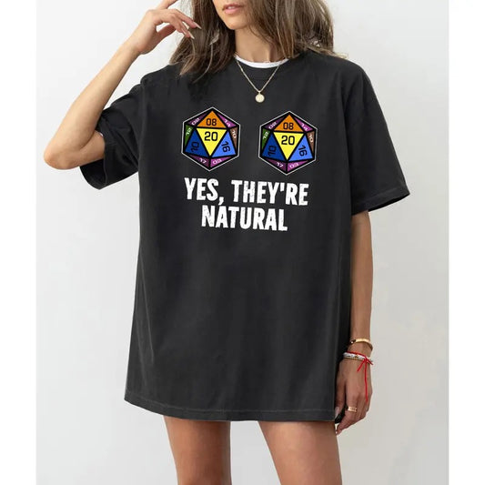 Dungeons and Dragons, Nat 20, DND Yes They're Natural Sweatshirt, LGBT Pride Month Sweatshirt, D&D Sweater, Dungeon...