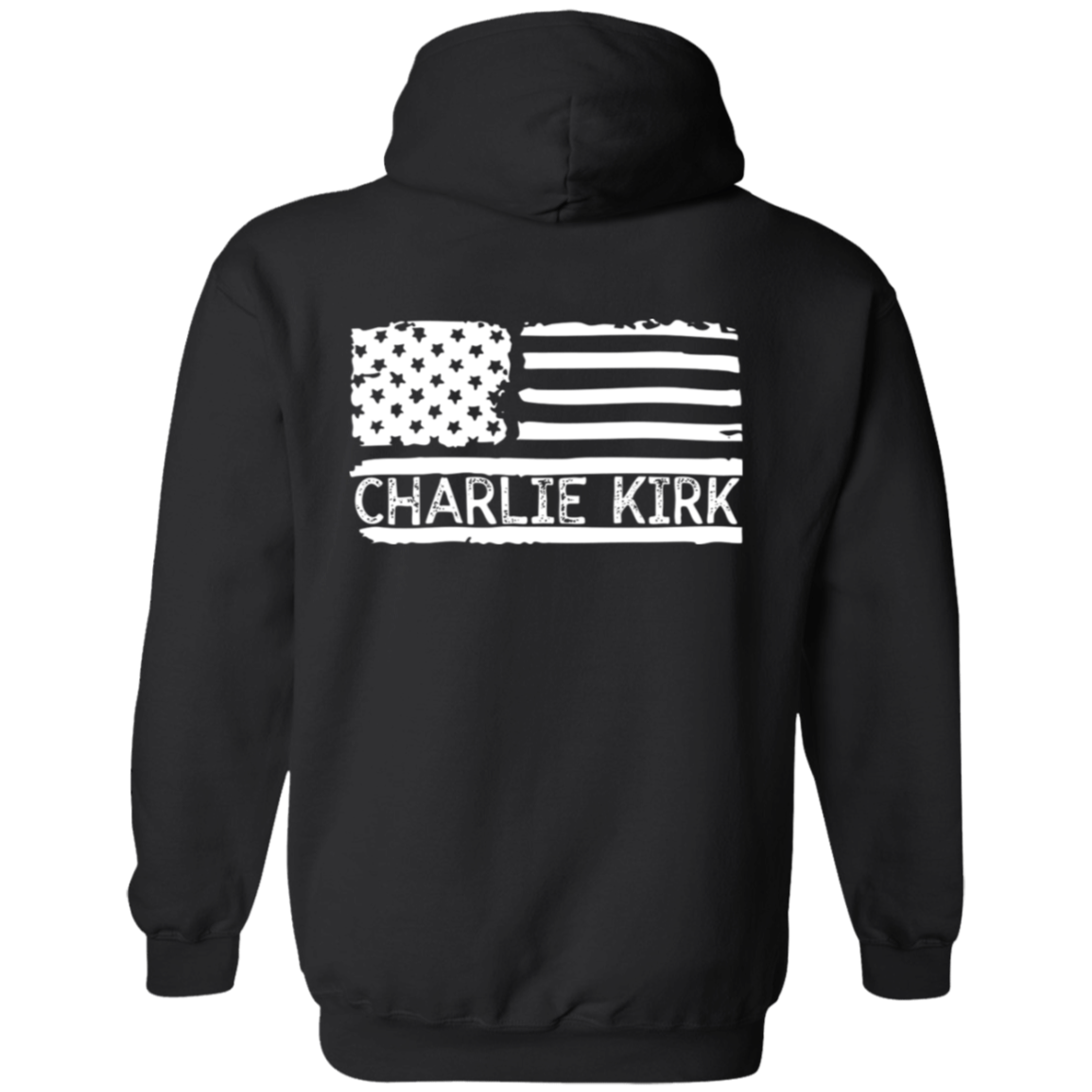 Charlie Kirk Freedom American Flag Hoodie - 2 T-Shirts, Sweatshirt | WearSparks.com (Image 2)