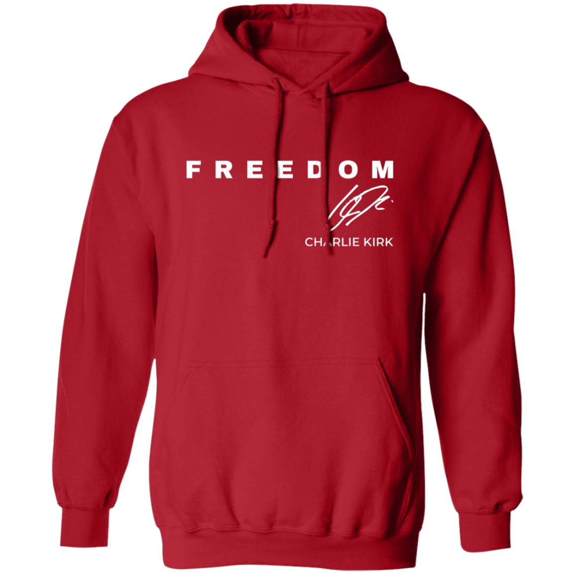 Charlie Kirk Freedom American Flag Hoodie - 2 T-Shirts, Sweatshirt | WearSparks.com (Image 3)