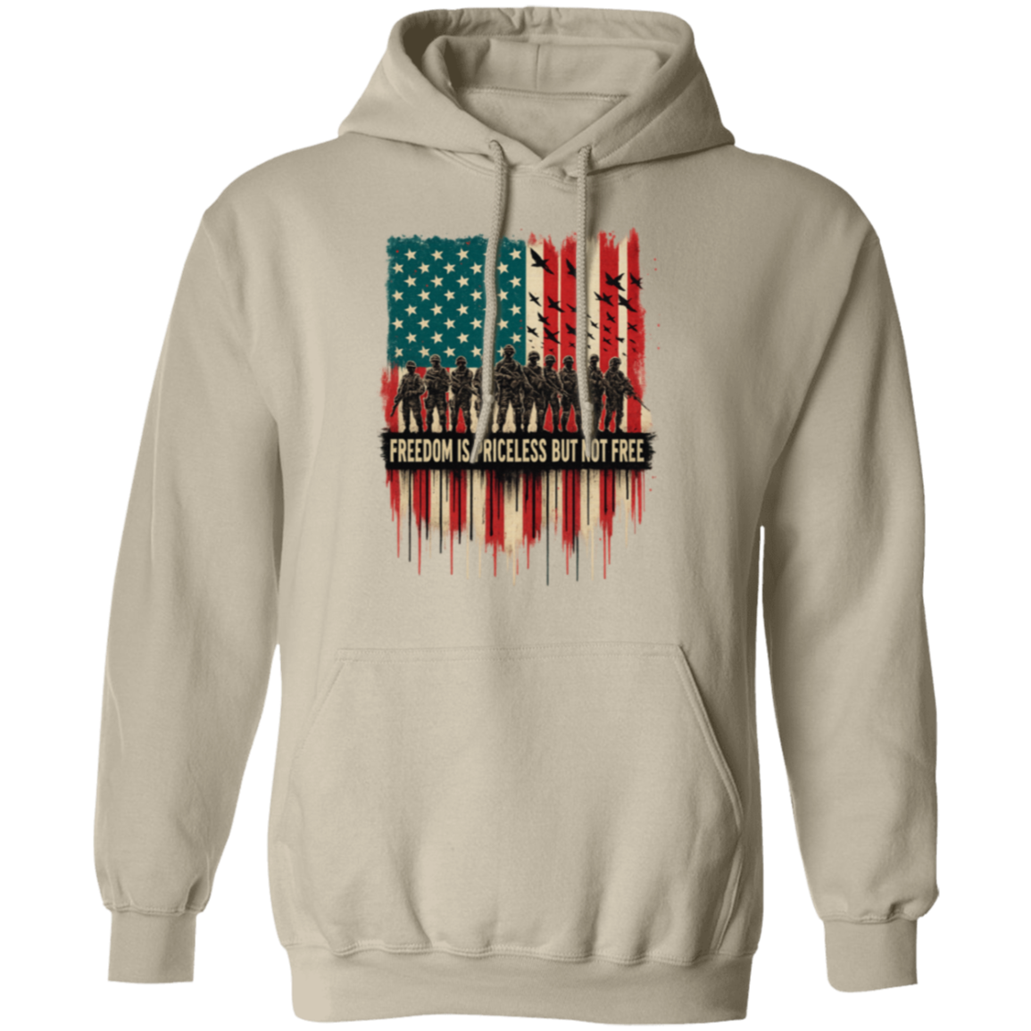 Freedom is Priceless but not Free Veteran Hoodie T-Shirts, Sweatshirt | WearSparks.com (Image 2)
