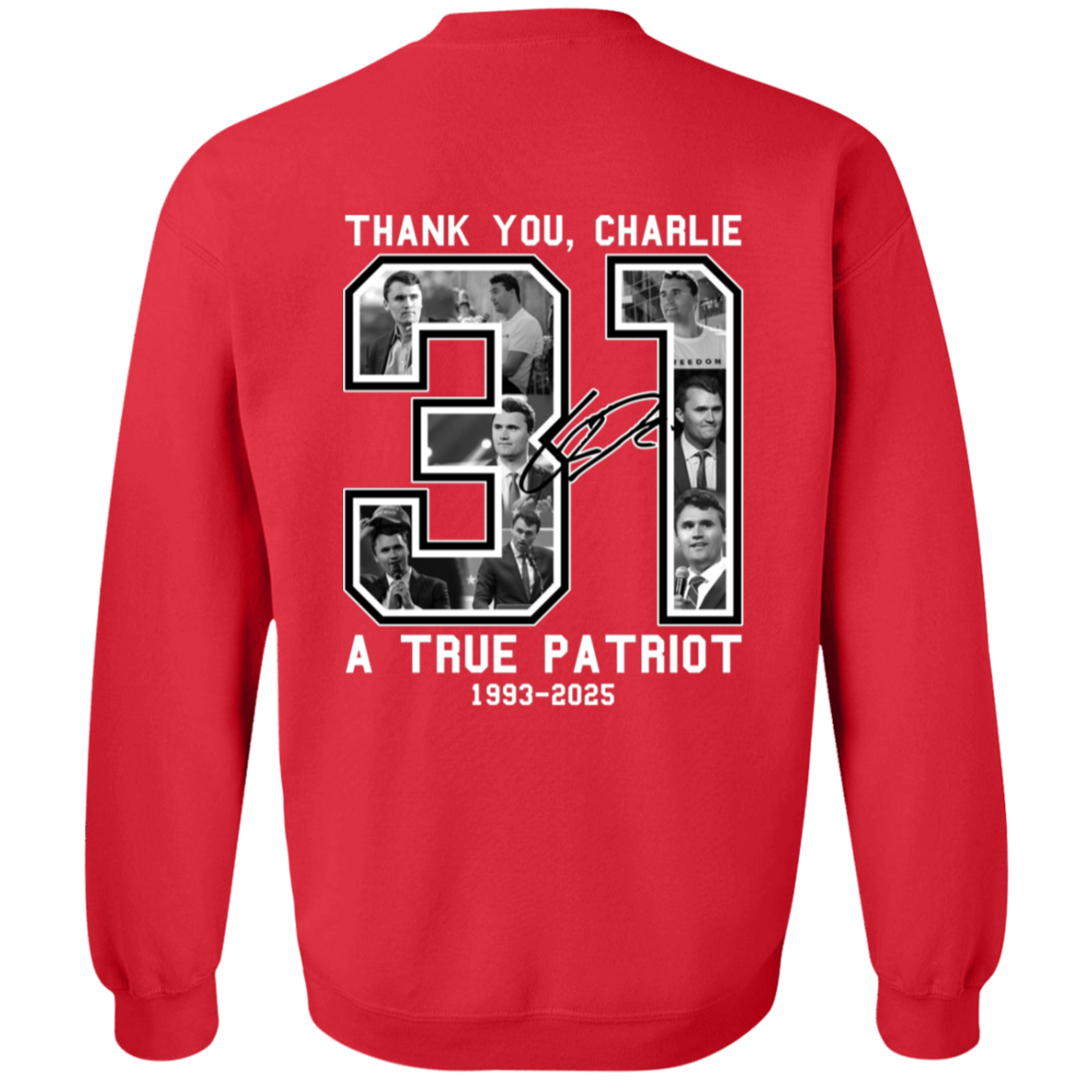 Freedom Thank You Charlie A True Patriot 31 Sweatshirt - 2 T-Shirts, Hoodie | WearSparks.com (Image 4)