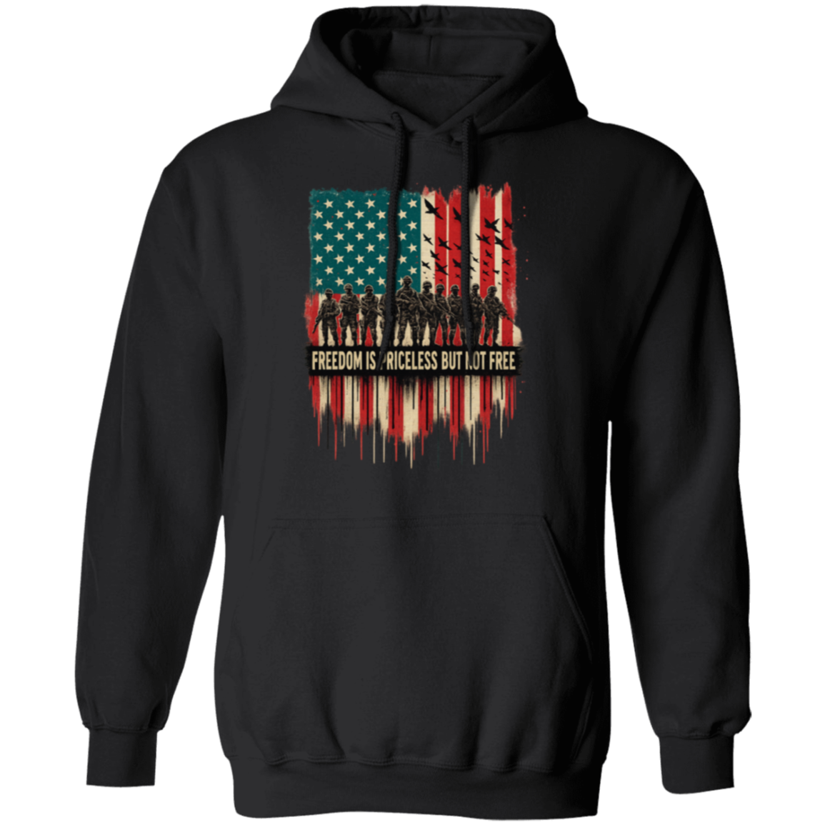 Freedom is Priceless but not Free Veteran Hoodie T-Shirts, Sweatshirt | WearSparks.com (Image 5)