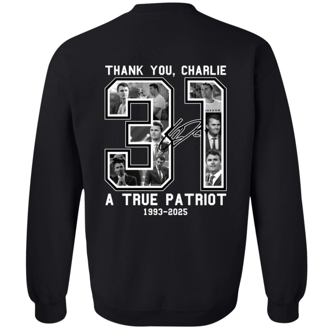 Freedom Thank You Charlie A True Patriot 31 Sweatshirt - 2 T-Shirts, Hoodie | WearSparks.com (Image 2)