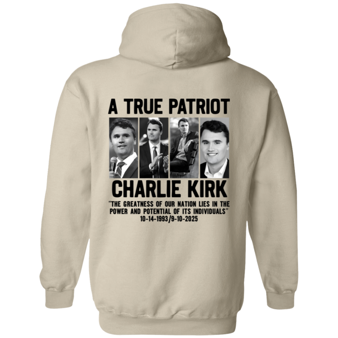 Freedom A True Patriot Charlie Kirk The Greatness Of Our Nation Lies Hoodie T-Shirts, Sweatshirt | WearSparks.com (Image 4)