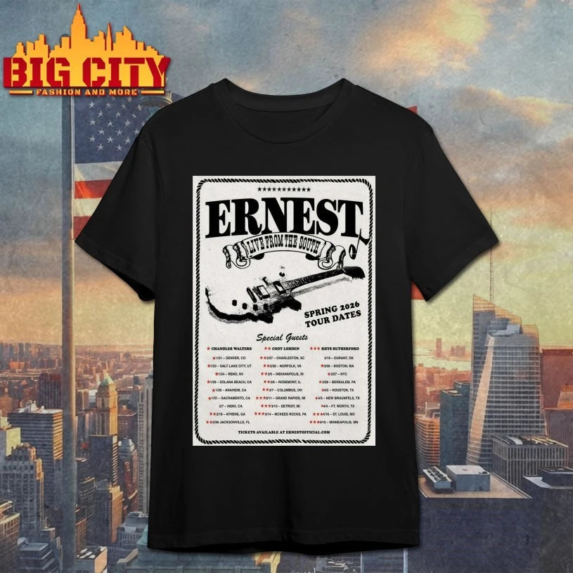 ERNEST Spring 2026 Tour Poster shirt