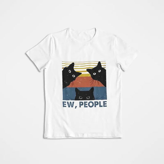 'EWW, PEOPLE!' Funny Cat Tshirt, Meme Cat Shirt Hoodie, Sweatshirt | WearSparks.com