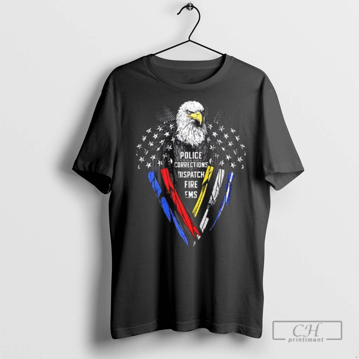 Eagle Police Corrections Dispatch Fire Ems T Shirts