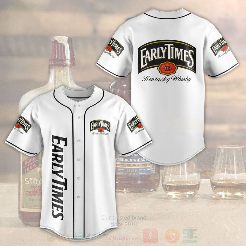 FASHION Early Times Baseball Jerseys Botton Shirt