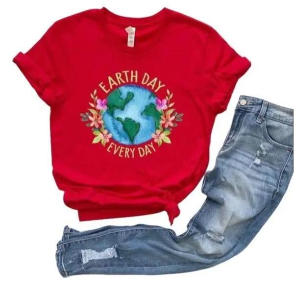 Earth Day Everyday Shirt, Nature Lover Shirts, Eco Friendly Tee, Climate Change T-Shirt, Happy Earth Day Shirt, Gift For...