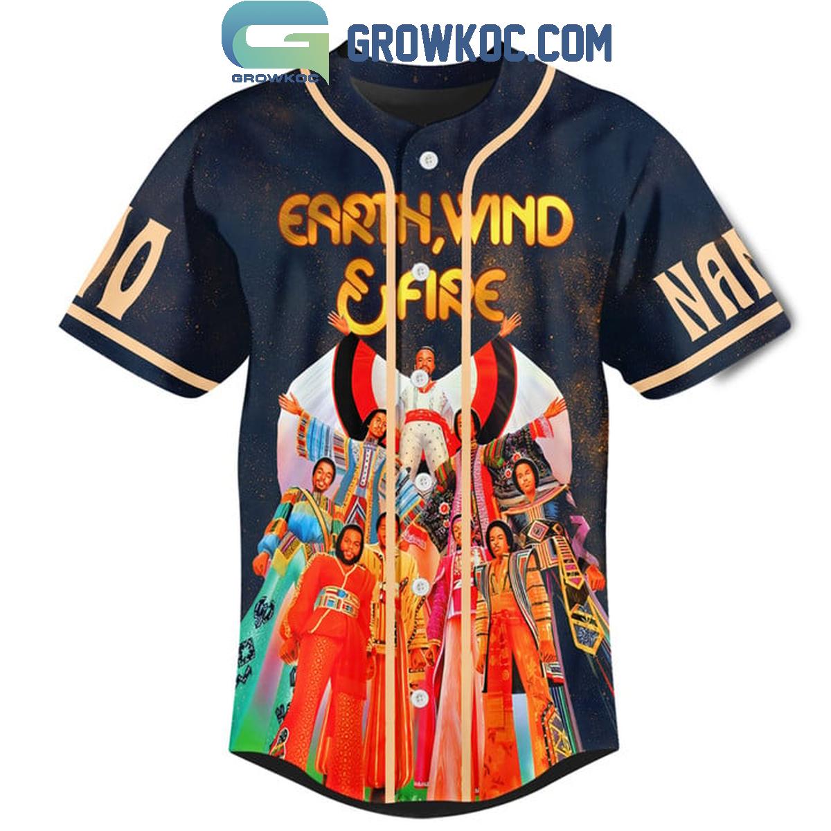 Earth Wind And Fire Heart And Soul 2024 Tour Personalized Baseball Jersey
