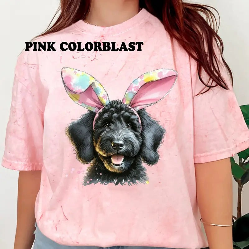 Easter Black Doodle Shirt ~ Unisex Apparel Relaxed Fit Printed In The USA Clothing Womenswear Casual Comfort Cotton Top...