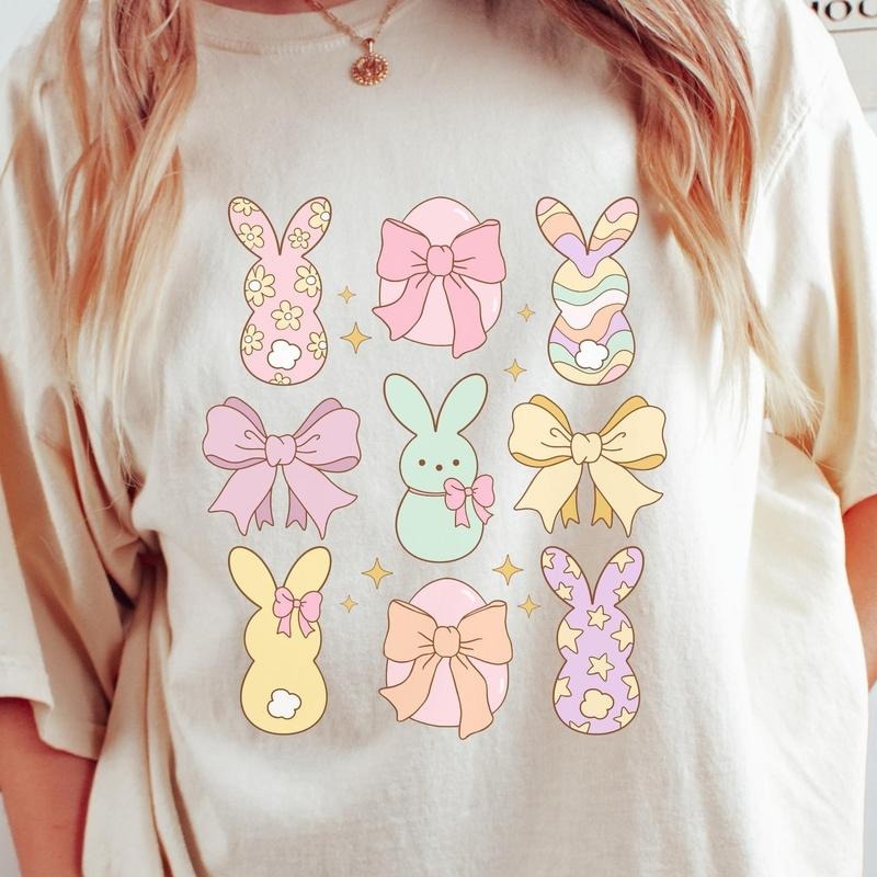Easter Bunny Peeps Shirt, Cute Easter Gift, Womens Peeps Shirt, Happy Easter Bunny Shirt, Cute Bunny Tee Hoodie, Sweatshirt