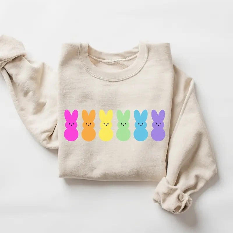 Easter Bunny Sweatshirt, 2025 Easter Sweatshirt, Easter Shirt, Easter Bunny Sweater, Cute Easter Gift, Easter Matching...