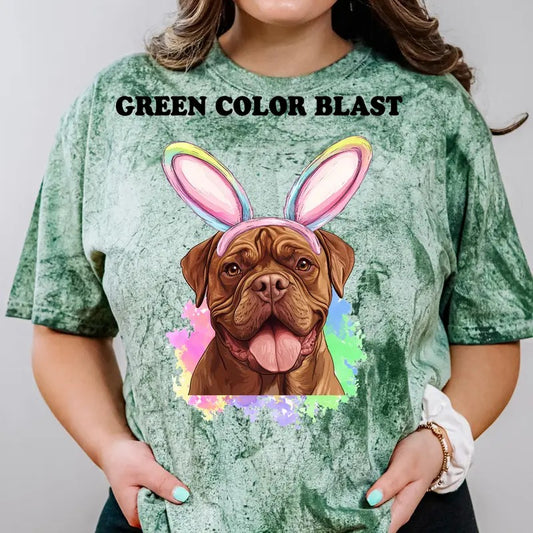Easter Dogue De Bordeaux  Shirt ~ Unisex Apparel Relaxed Fit Printed In The USA Clothing Womenswear Casual Comfort Cotton...