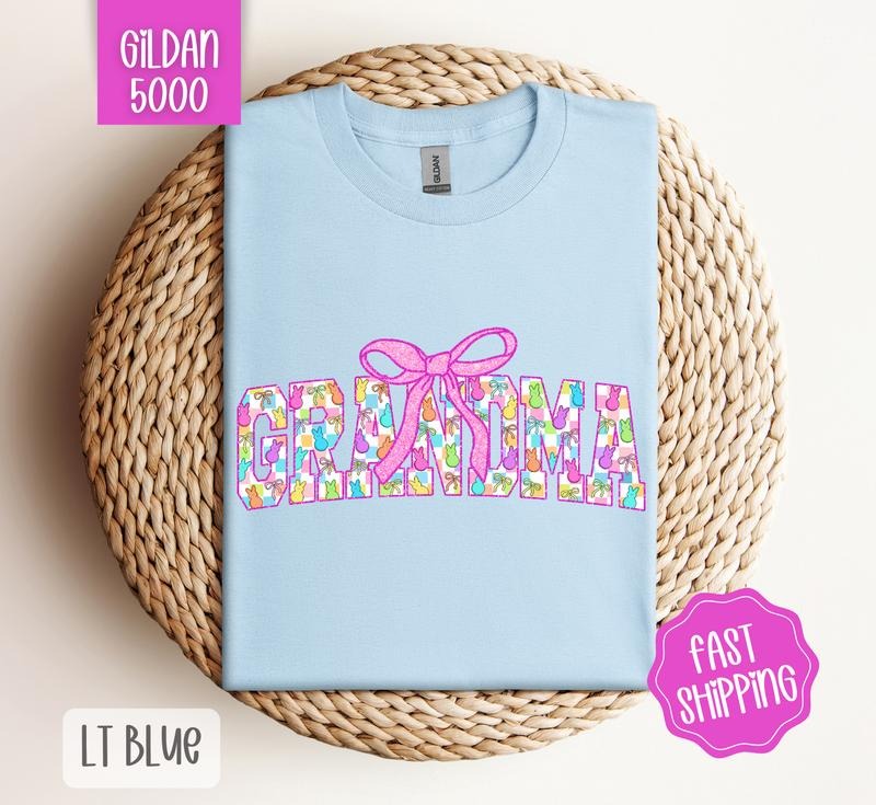 Easter Peep Grandma Shirt Gildan, Cute Easter Tee, Trendy Women's Tshirt Plus Sizes, Gift for Her Hoodie, Sweatshirt
