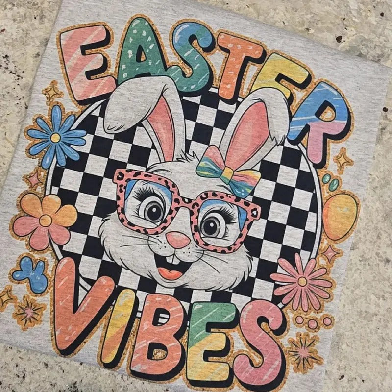 Easter Vibes Cute Graphic Tee or Sweatshirt Hoodie | WearSparks.com