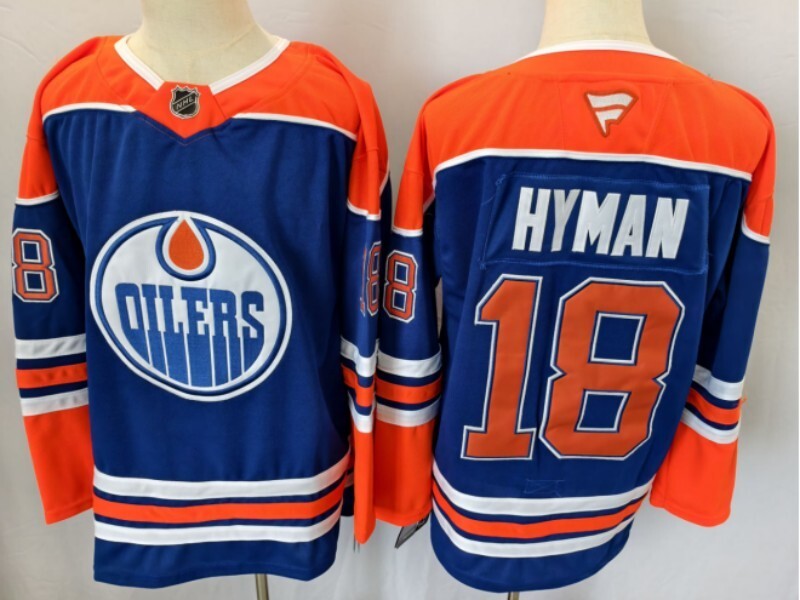 Edmonton Oilers #18 Zach Hyman Oilers Style 1