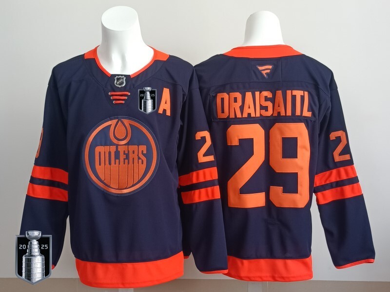Edmonton Oilers #29 Leon Draisaitl Oilers Champion Edition Style 13