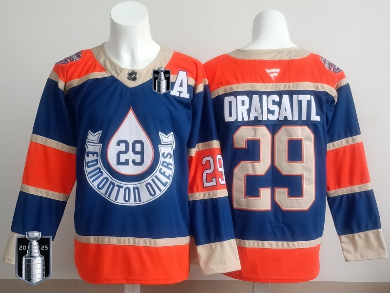 Edmonton Oilers #29 Leon Draisaitl Oilers Champion Edition Style 15