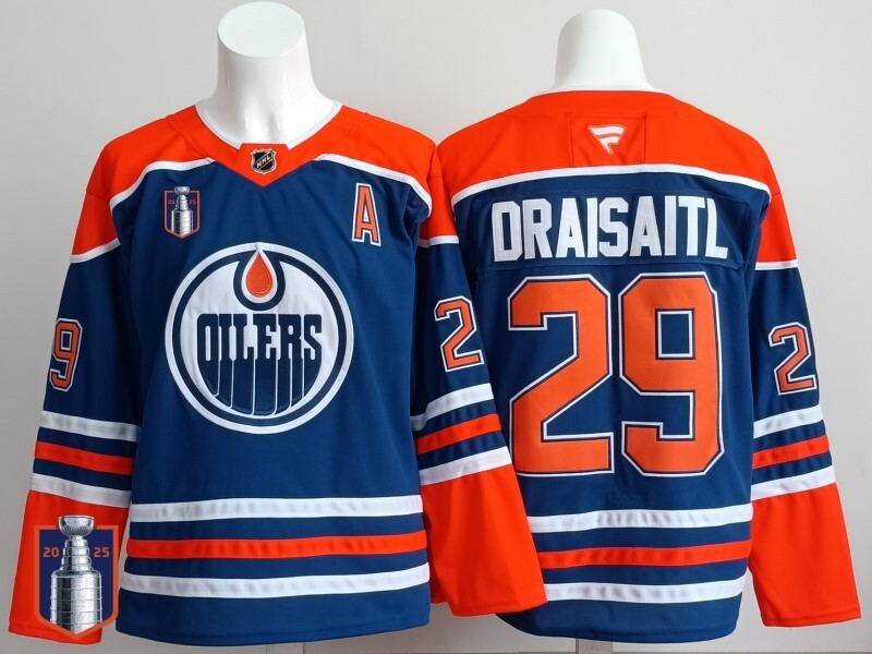 Edmonton Oilers #29 Leon Draisaitl Oilers Champion Edition Style 2