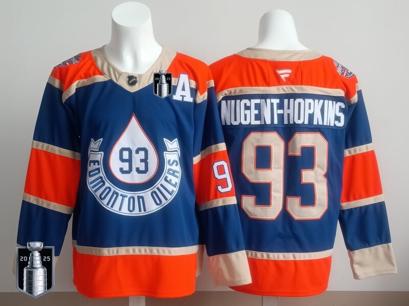 Edmonton Oilers #93 Ryan Nugent-Hopkins Oilers Champion Edition Style 10