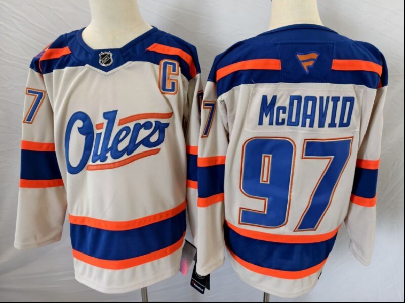 Edmonton Oilers #97 Connor McDavid Oilers 100