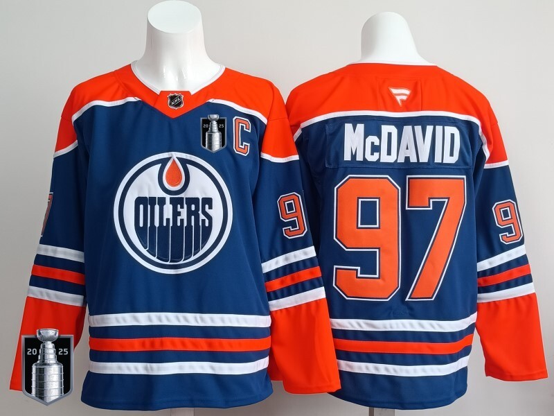 Edmonton Oilers #97 Connor McDavid Oilers Champion Edition Style 12